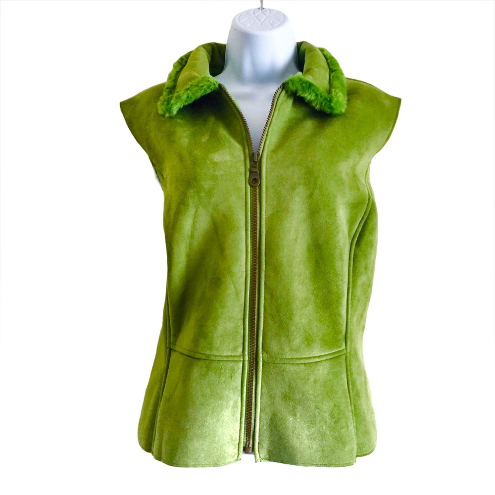 TSUNAMI Suede Vest Size Large